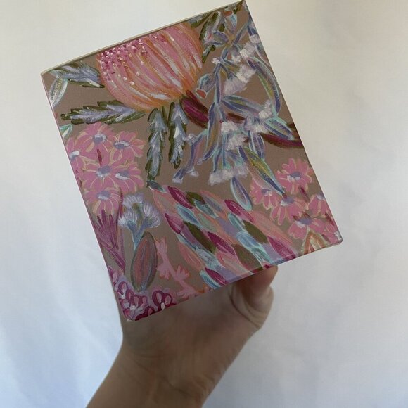 Amy Gibbs Porcelain Mug & Coaster Set Candy Garden Design 300ml floral tea - Picture 2 of 6